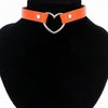 Sexy Heart Punk Leather Choker Necklace